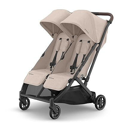 UPPAbaby Minu Duo Side-by-Side Double Stroller - Lightweight + Compact Design for Travel - Easy F... | Amazon (US)