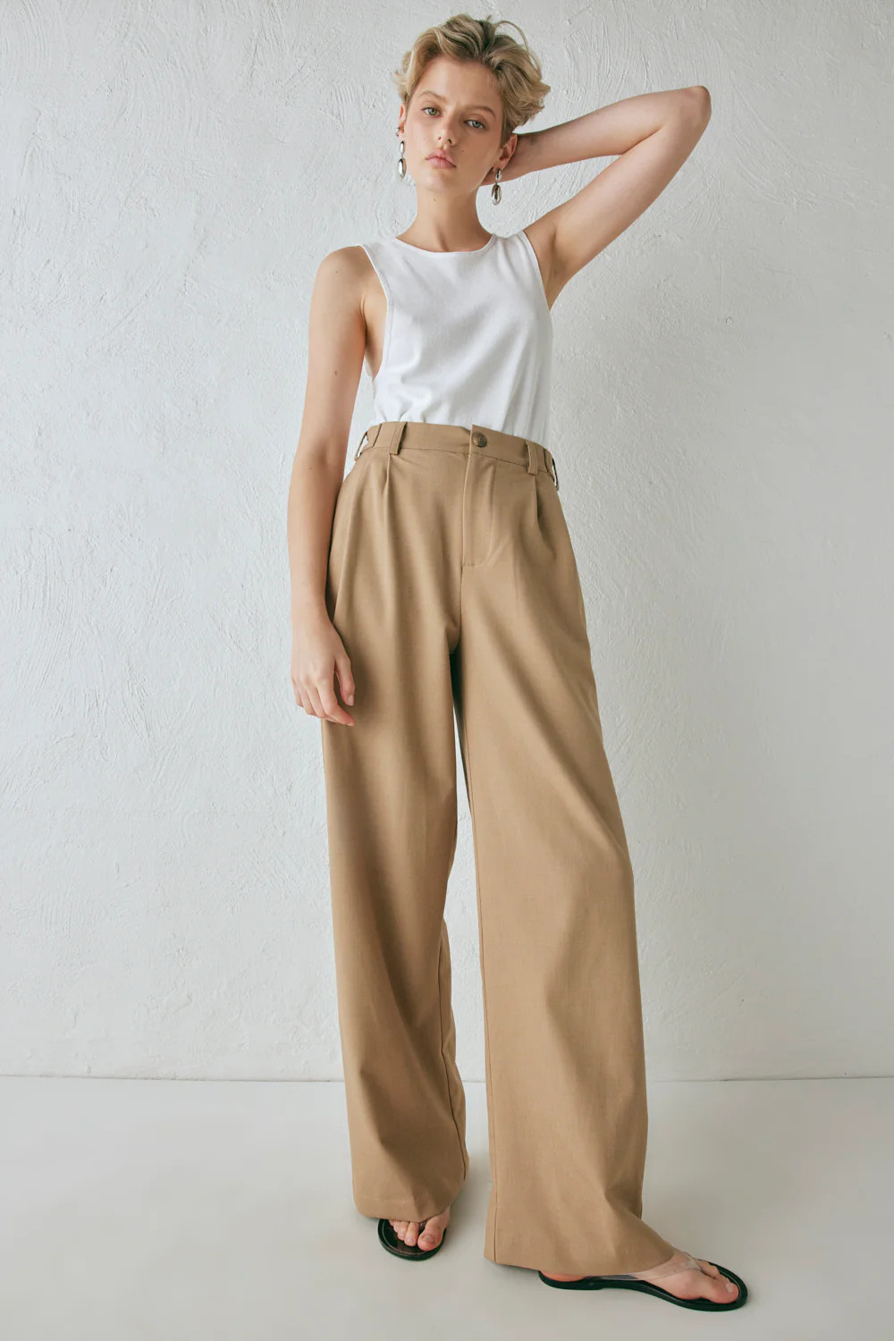 Sayna Pants Latte | VRG Grl