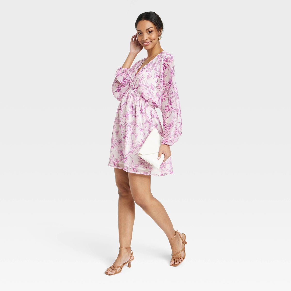 Women's Balloon Sleeve Mini Dress - A New Day™ | Target