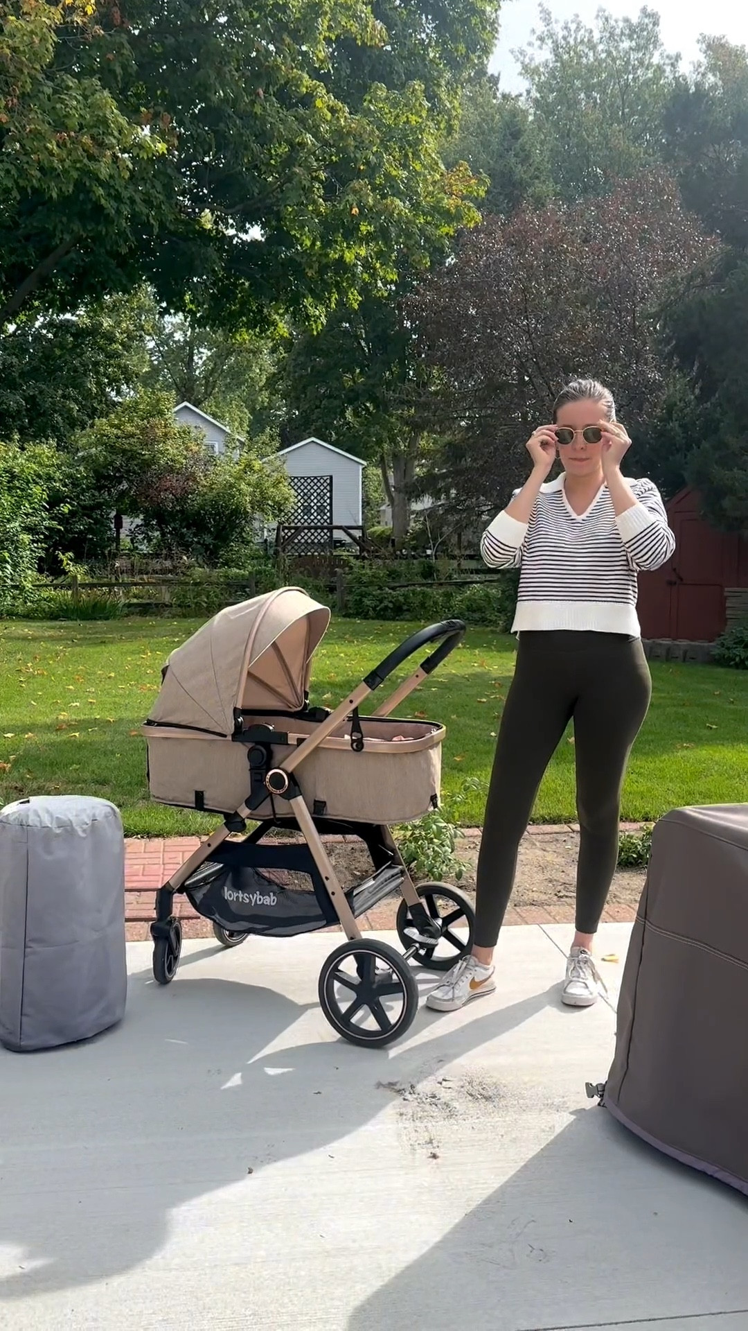 Another day, another breastfeeding friendly outfit! A casual athleisure outfit for a family walk and day home  

#LTKFindsUnder50 #LTKActive #LTKStyleTip