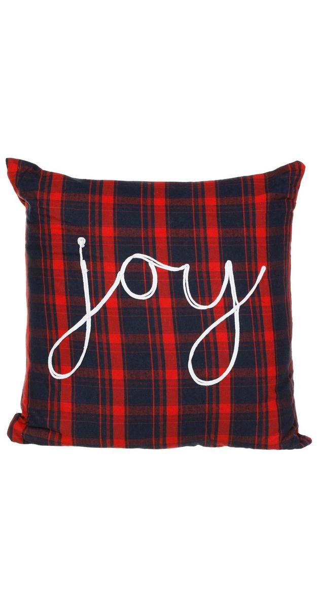 20x20 Plaid Joy Throw Pillow - Multi-Multi-4170696131627   | Burkes Outlet | bealls