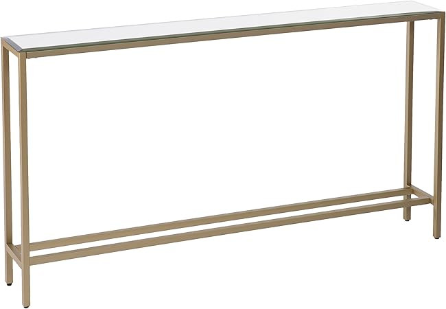 Southern Enterprises Darrin Narrow Long Console Table, 56" W, gold | Amazon (US)