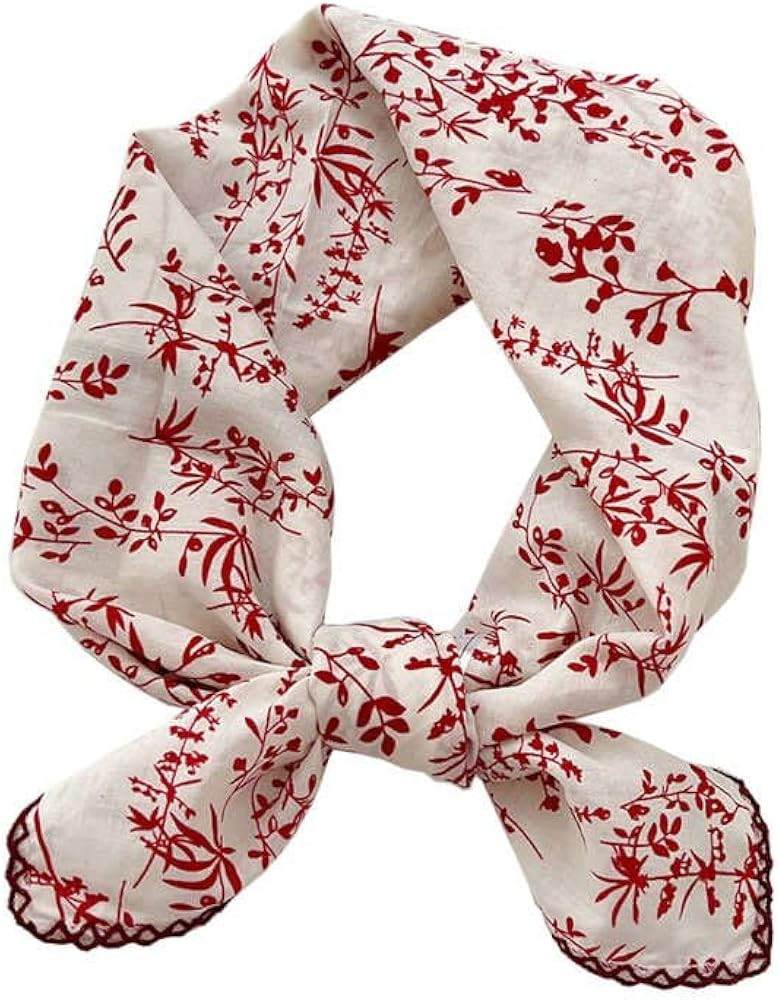 Large Cotton Bandana Headband, Head Wrap, Protective Coverage, Hair Neck Scarf for Women 28 x 28 ... | Amazon (US)