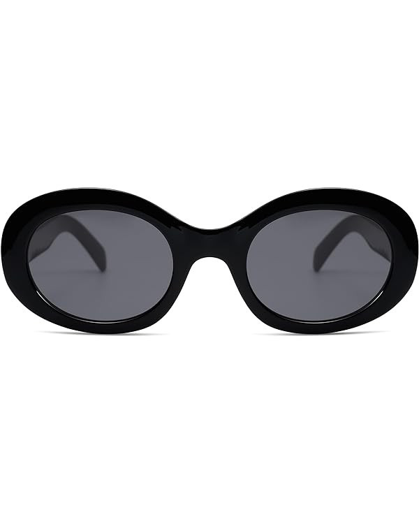 Allarallvr Oval Trendy Retro Sunglasses For Women Men Fashion Sun Glasses AR82158 | Amazon (US)