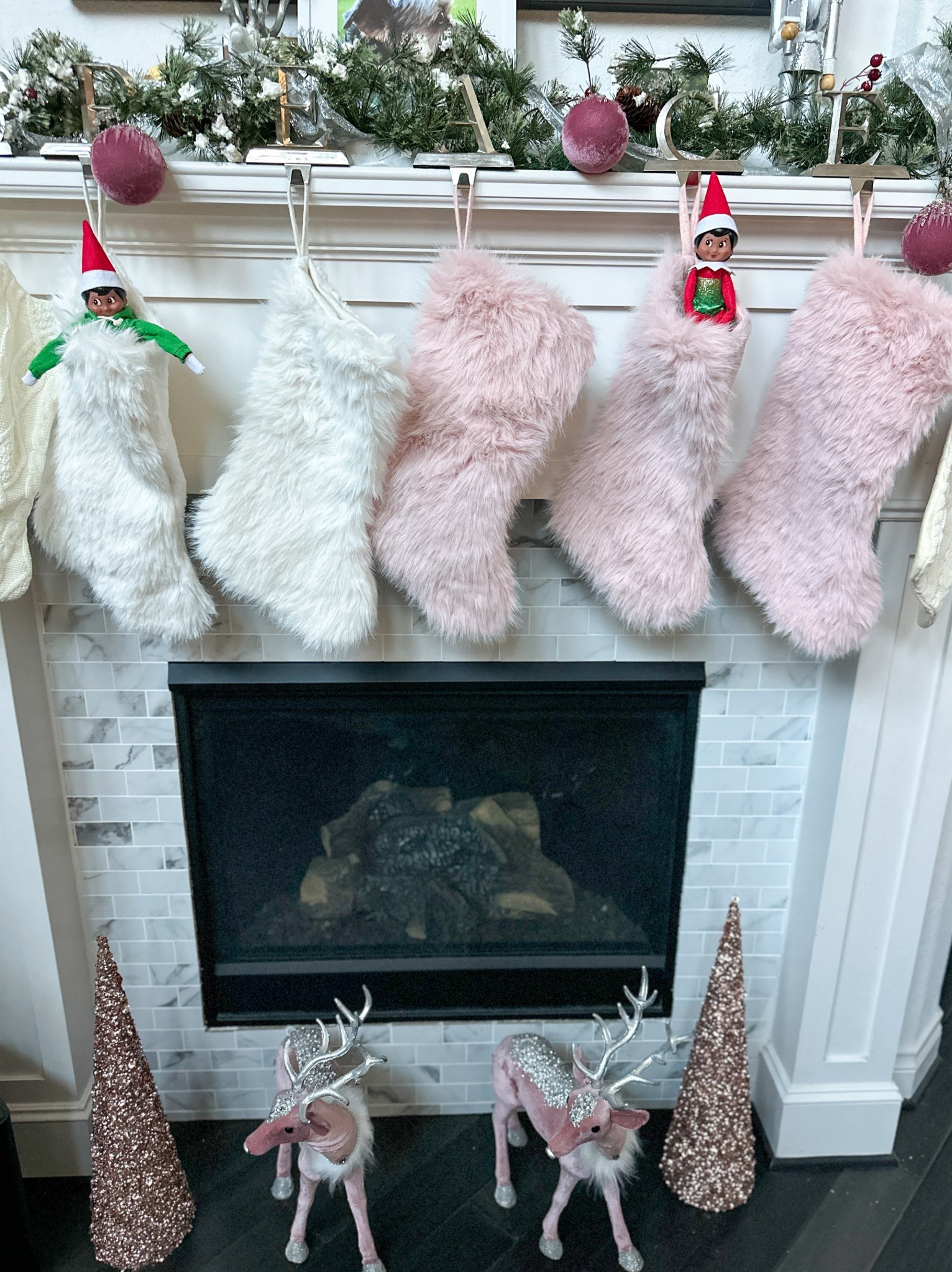 They’re back! Elf on the shelf. #Christmas2025 #ElfontheShelf #Kiddos 

#LTKSeasonal