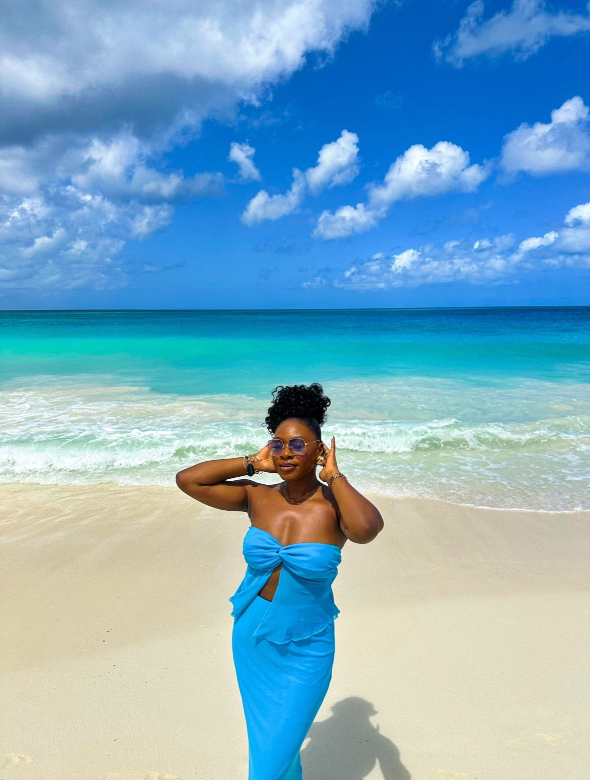 The perfect blue two piece set. Got the most compliments in this beauty and the quality is top notch. In love! 🥰 

#LTKtravel #LTKswim
