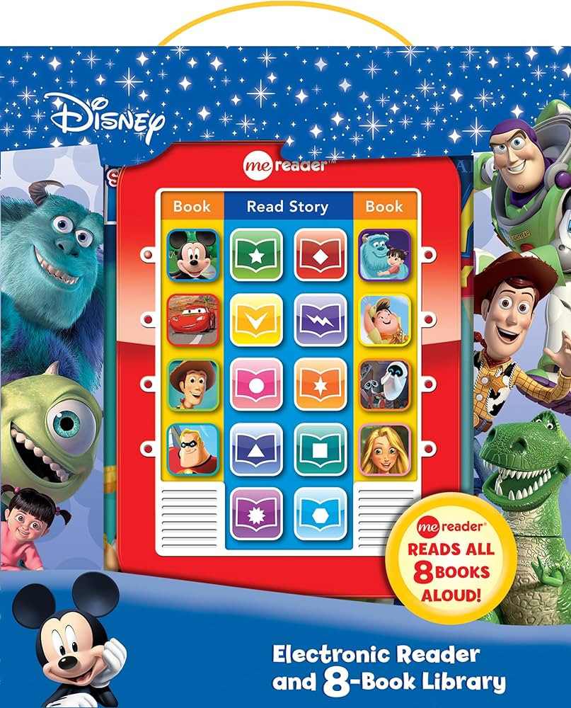 Disney - Mickey Mouse, Toy Story and More! Me Reader Electronic Reader 8-Book Library - PI Kids | Amazon (US)