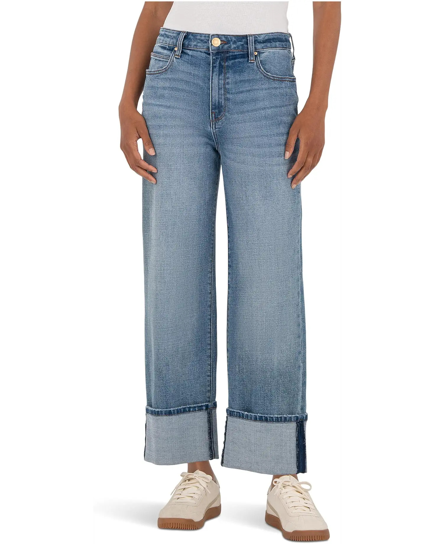 Sienna High Rise Straight Leg-roll Up 5" | Zappos