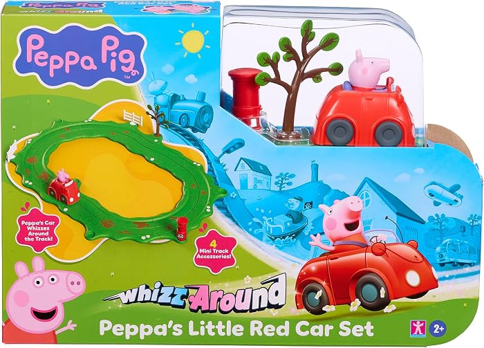 Peppa Pig Whizz Around Peppa’s Little Red Car Set, Motorised Vehicles, Track Toys, Pre-school Toys | Amazon (UK)
