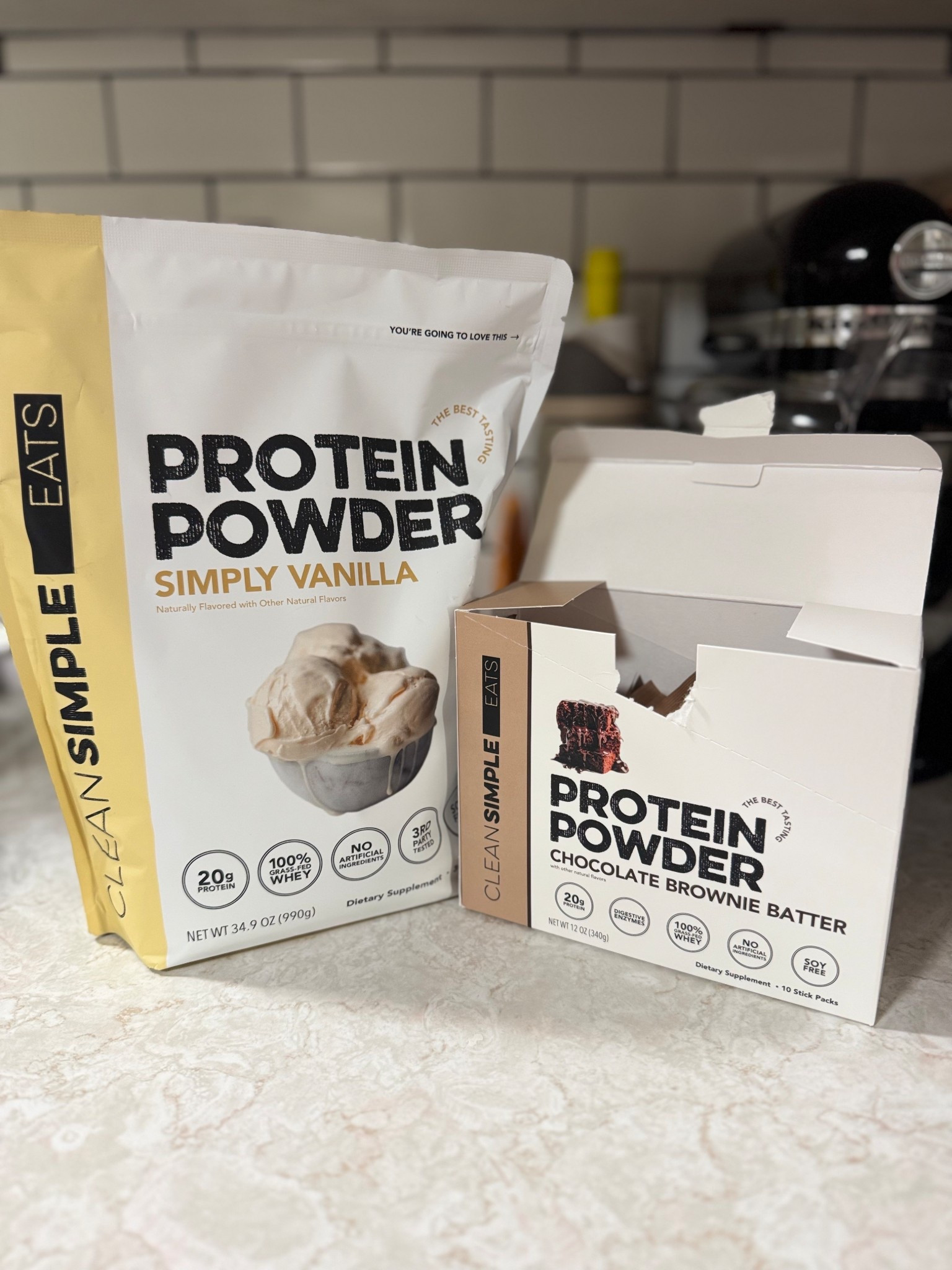 New protein powder!! 

#LTKfoodie #LTKmorningroutine #LTKfitnessgoals