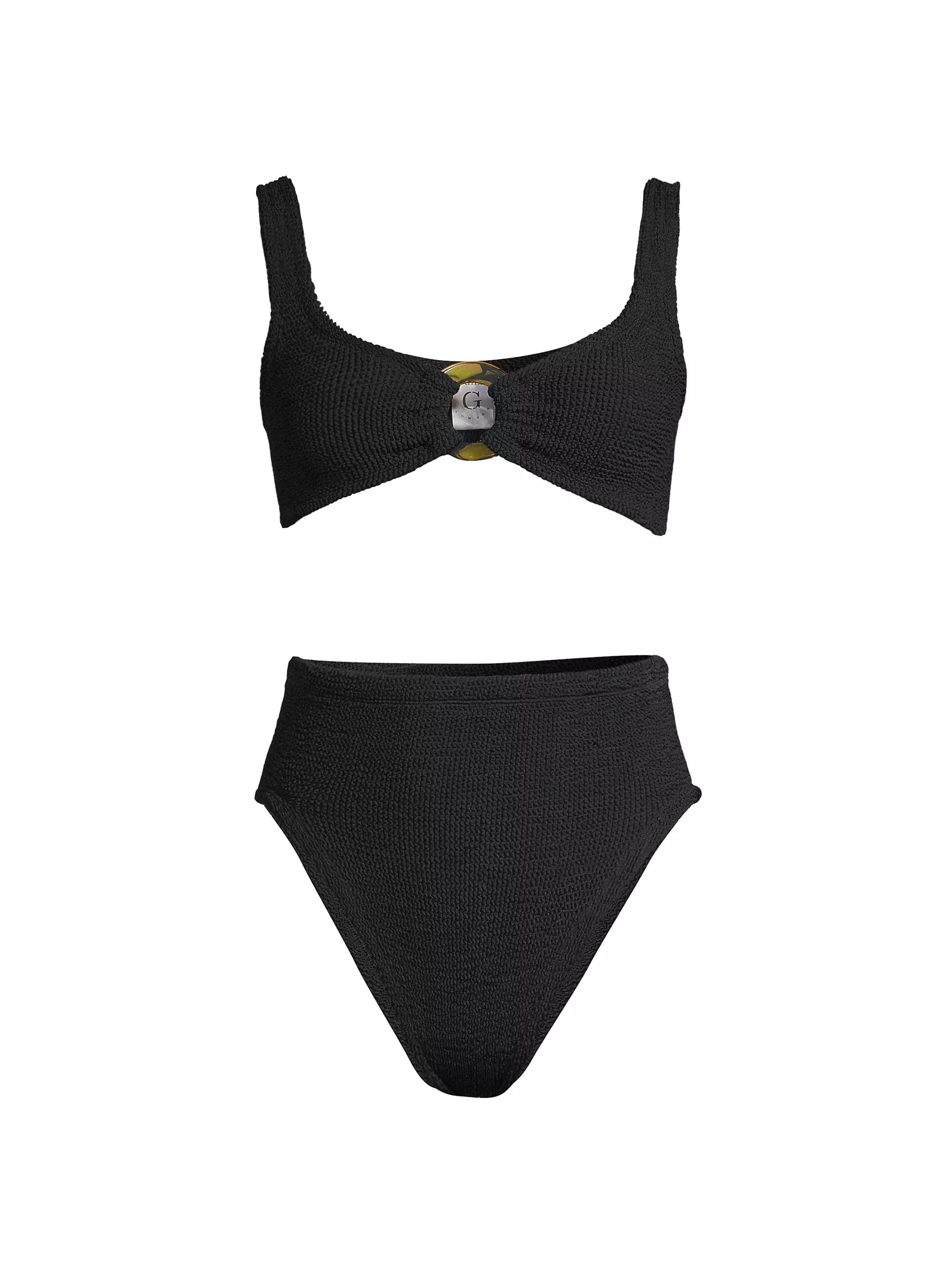 Shop Hunza G Nadine Bikini Set | Saks Fifth Avenue | Saks Fifth Avenue