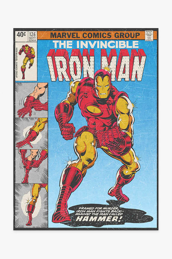 Invincible Iron Man Rug | Ruggable