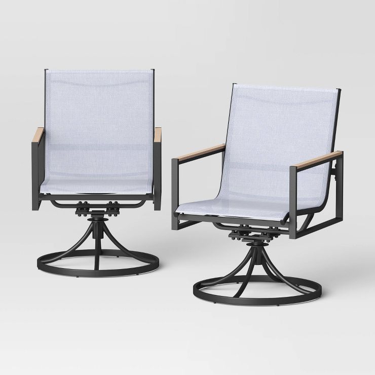 Henning 2pk Swivel Patio Rocking Chairs - Project 62™ | Target