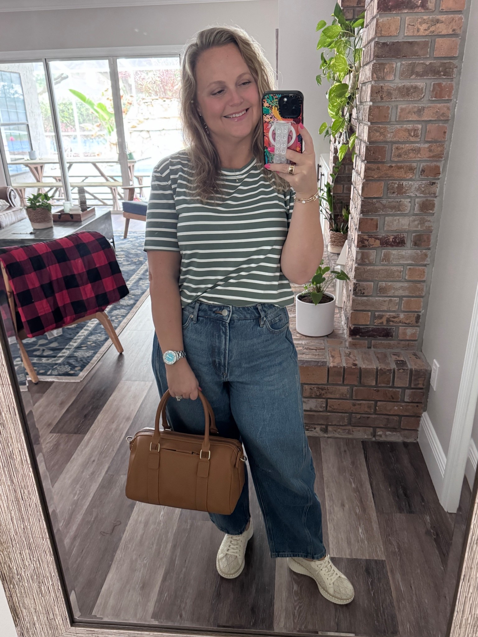 OOTD! Loving the new spring clothes from Loft and this bag from Andar!

#LTKMidsize #LTKootd #LTKOver40