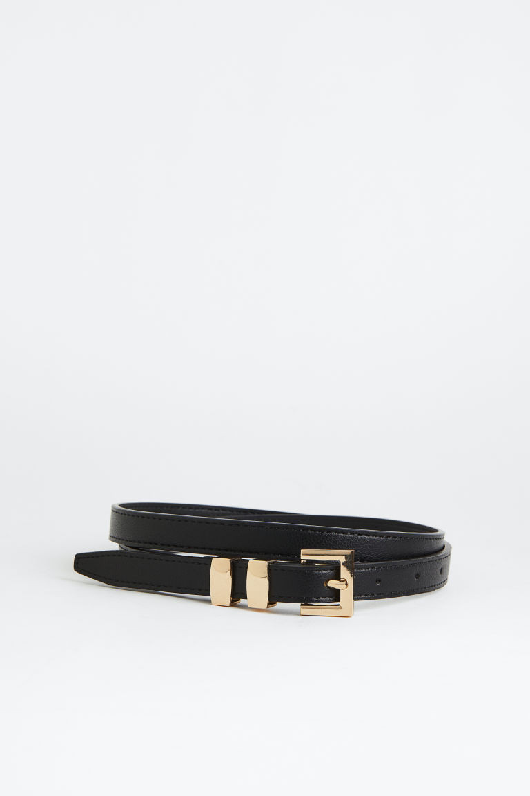 H & M - Narrow Belt - Black | H&M (US + CA)
