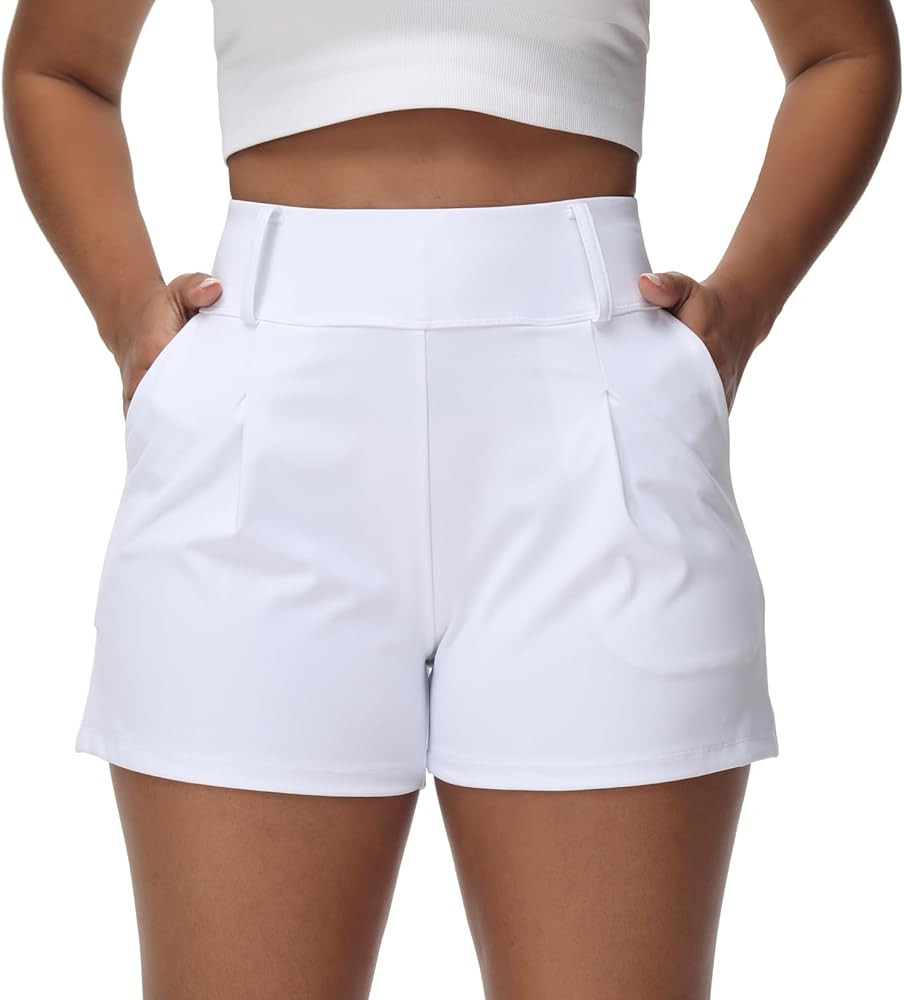 Blaosn Womens Golf Shorts Gym Athletic Workout Running Bike High Waisted Cute Lounge Trendy Cloth... | Amazon (US)