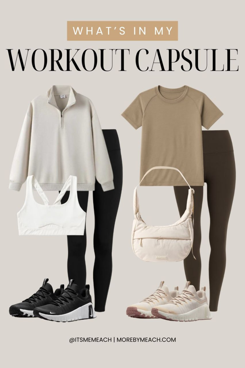 Neutrals will forever have my heart especially for my workout capsule. This cozy zip-up, soft tees, and wear-with-everything leggings keep my routine effortless and elevated. Perfect for gym days, errands, daycare drop-off… or all three in one morning. These are the everyday essentials I truly live in.   

 #LTKootd #LTKfitnessgoals #LTKActive