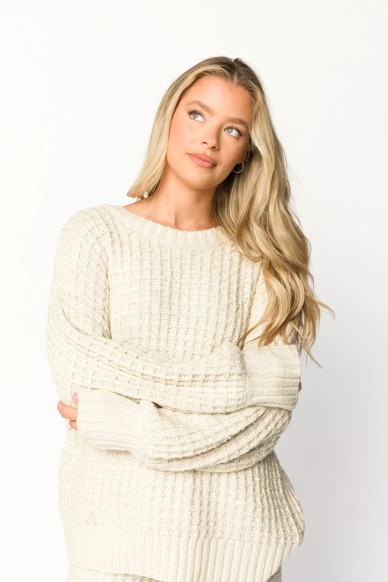 Lovender Sweater Pullover in Natural | Worth Collective