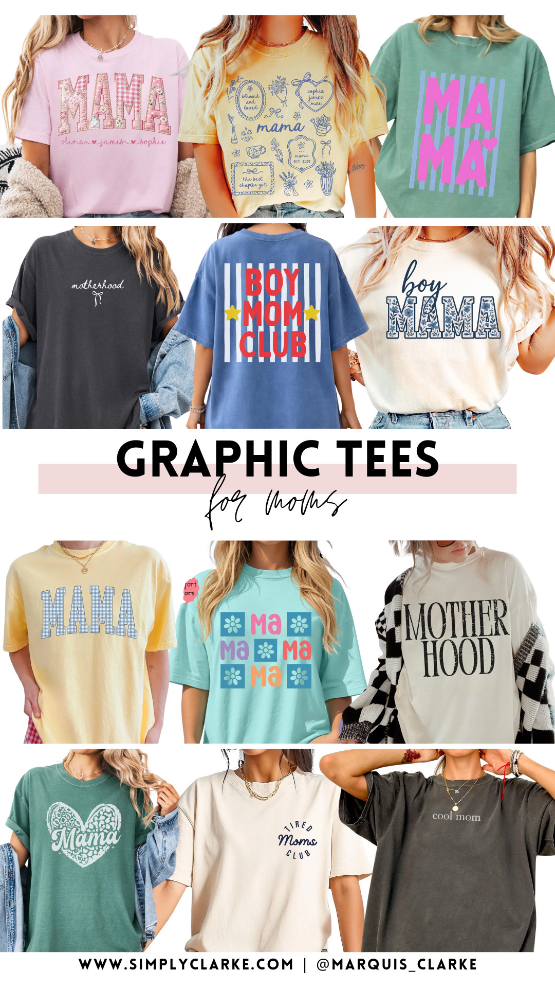 Mom life, but make it cute and comfy! Graphic tees that say it all so you don’t have to—easy to style, perfect for school drop-off, errands, and everything in between! 

 #LTKMothersDay #LTKootd #LTKmomlife
