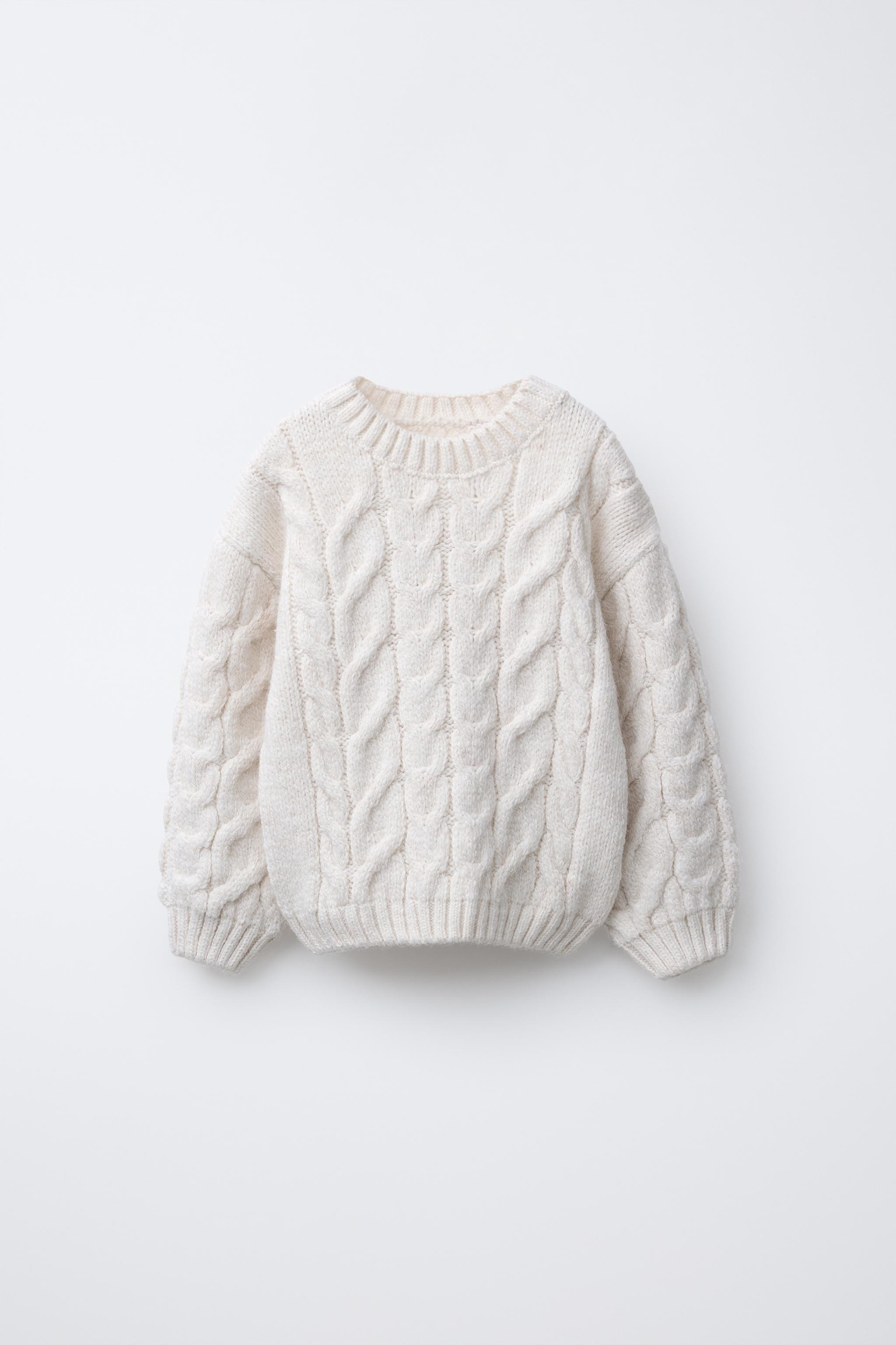 CABLE KNIT SWEATER | Zara US