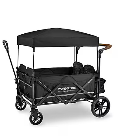 Wonderfold X4 Push Pull 4-Seater Quad Stroller Wagon - Stealth Black | Dillard's