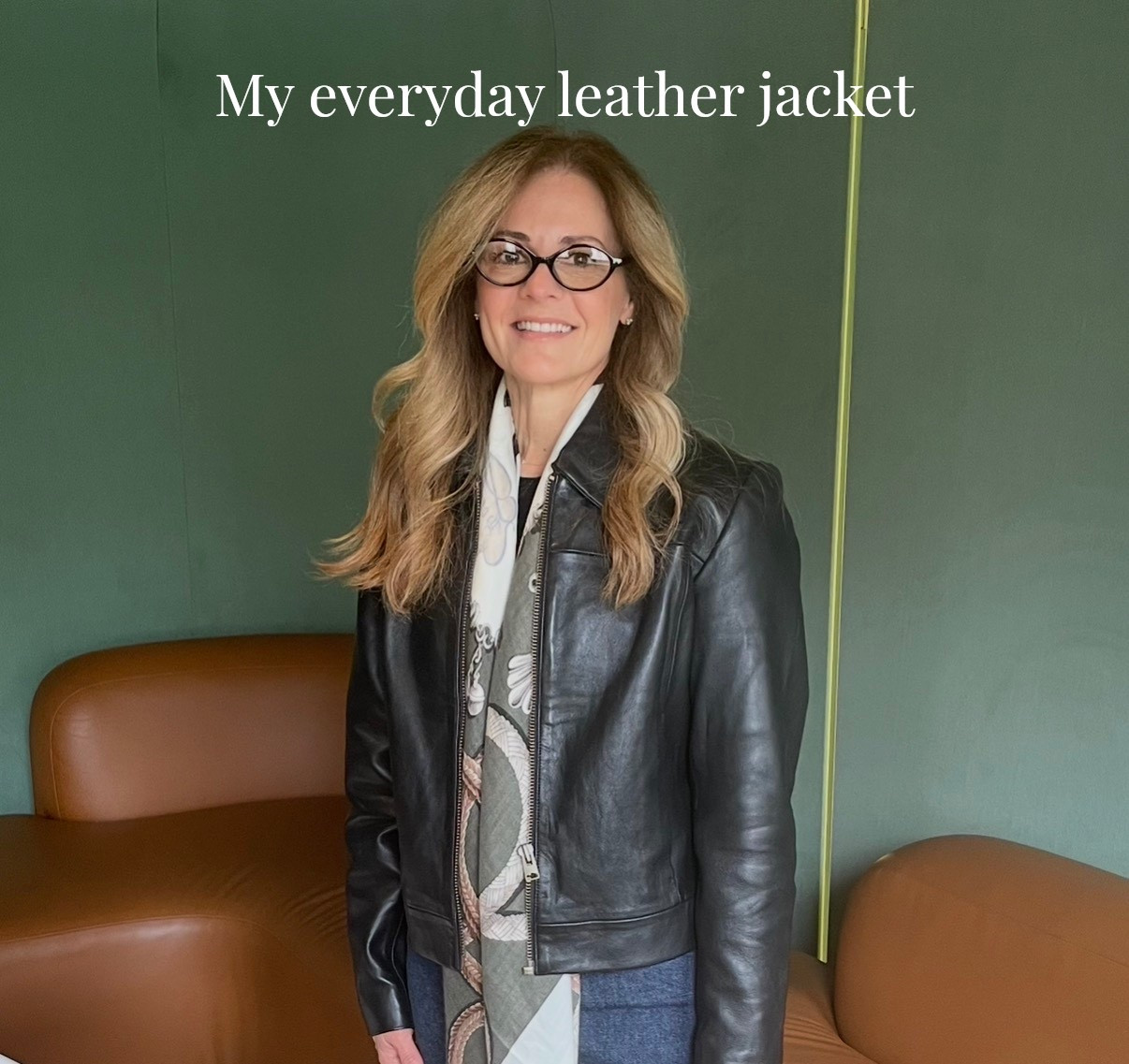 Quince leather jacket I wear on repeat. 

#LTKWorkwear #LTKgrwm #LTKootd