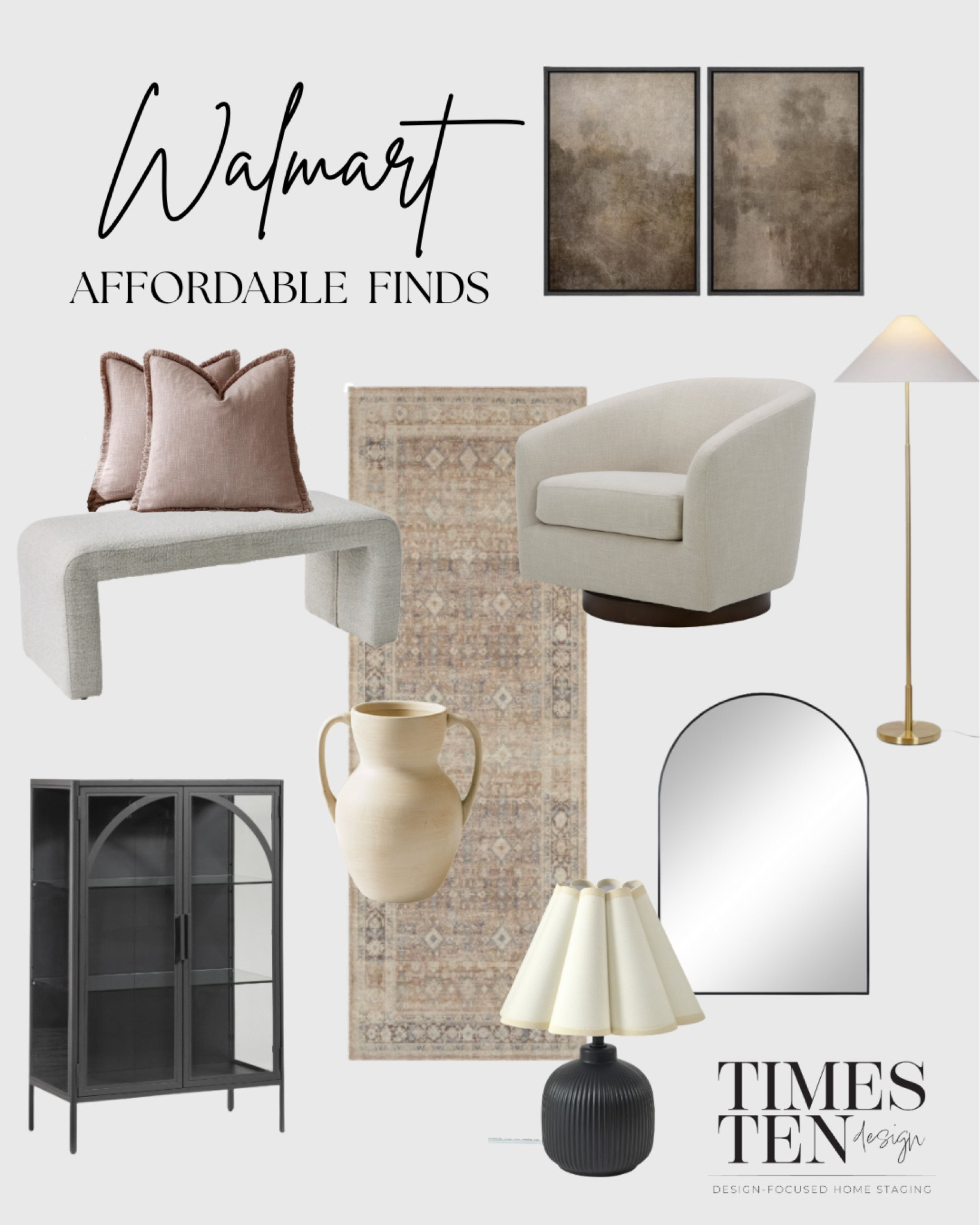 We love these home finds from Walmart! And all of this furniture & decor is affordable 🙌 

#LTKHome #LTKStyleTip #LTKFindsUnder50