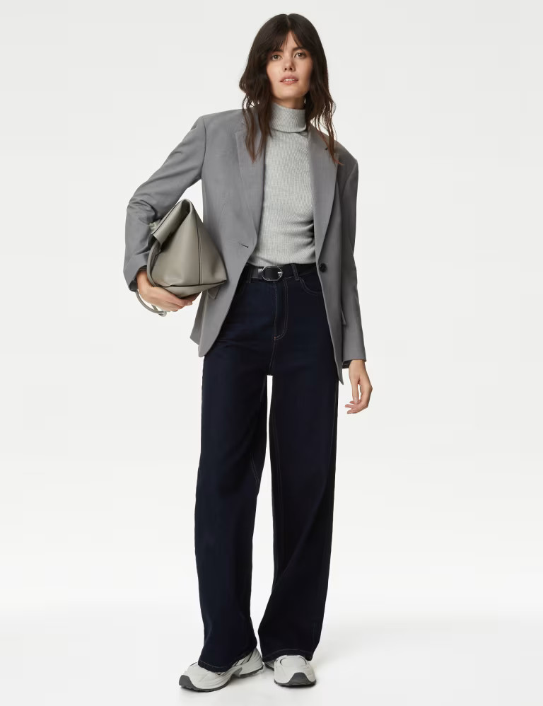 Relaxed Single Breasted Blazer | Marks & Spencer (UK)
