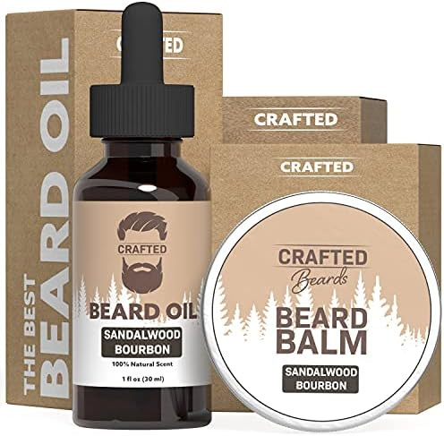 Deluxe Beard Oil and Beard Balm - For a Softer, Smoother, Moisturized Beard - Made with All-Natural  | Amazon (US)