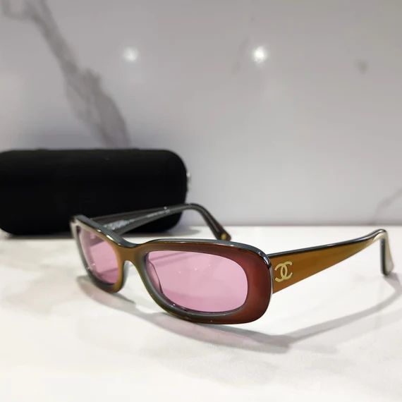 Chanel Modello 5011 Sunglasses Lunette Brille 90s Shades | Etsy | Etsy (US)