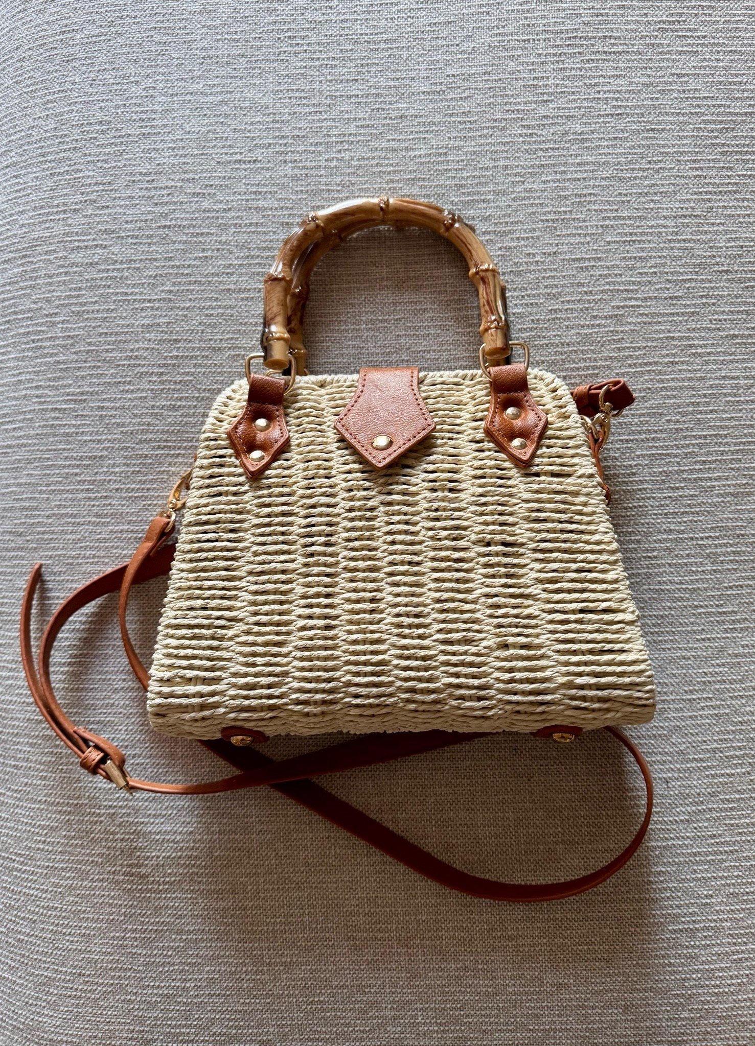 New straw bag this is the natural color, impressed with the quality from Amazon

#LTKdayinmylife #LTKgrwm #LTKootd