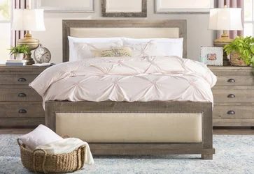 Lark Manor Castagnier Upholstered Standard Bed | Wayfair North America