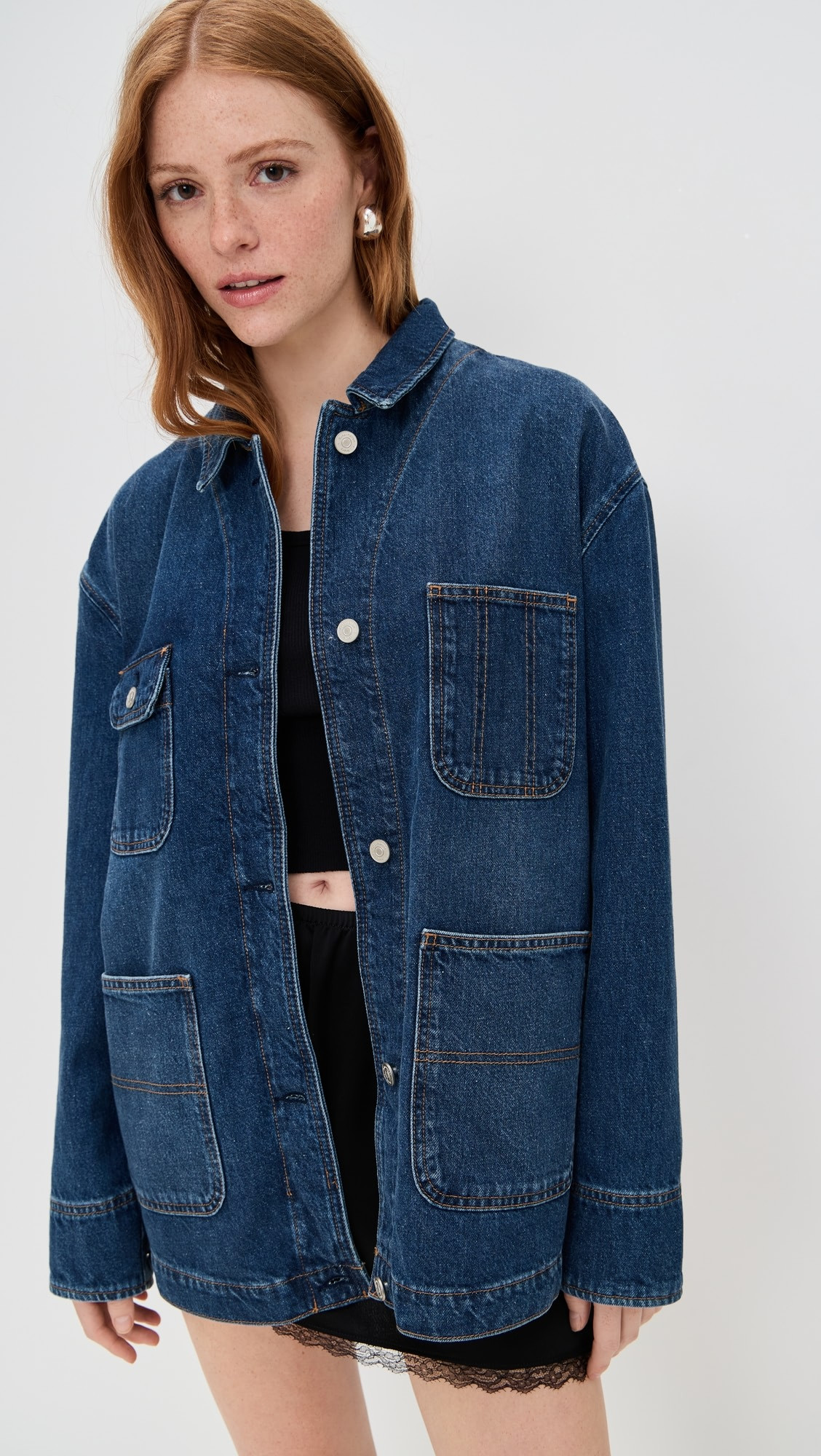 Emery Denim Chore Barn Jacket | Shopbop