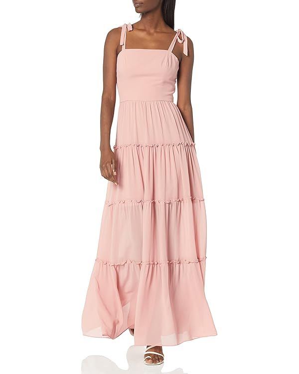 Dress the Population Women's Adonia Fit and Flare Maxi Dress | Amazon (US)
