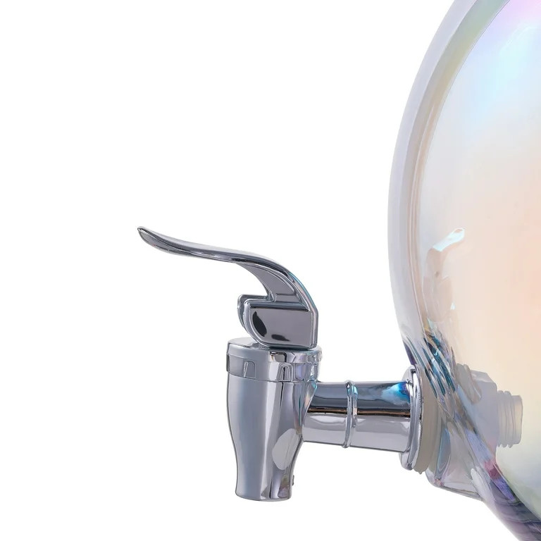 Holiday Time 1.5 Gallon Clear Iridescent Glass Ornament Dispenser | Walmart (US)