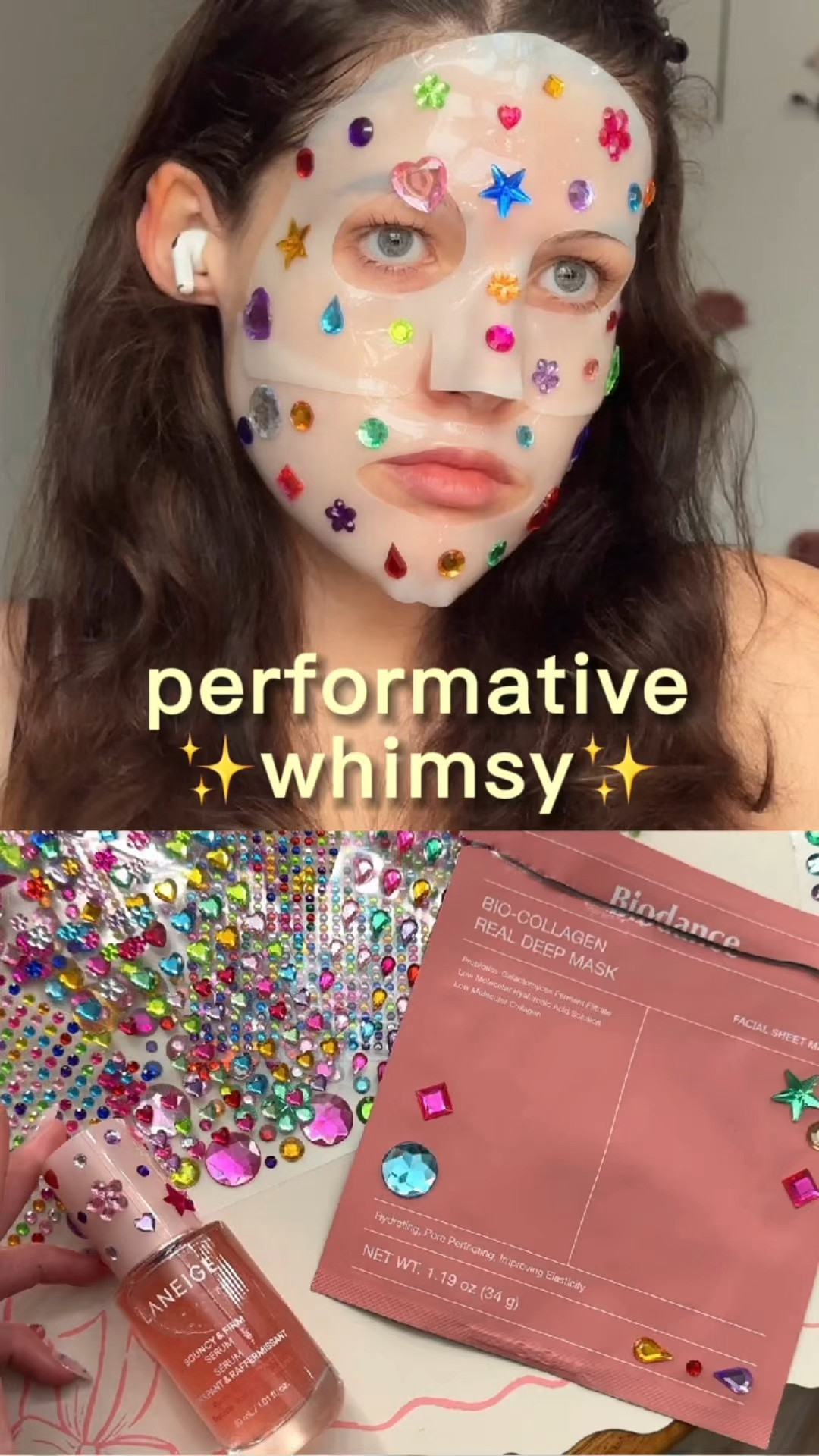 as much as I wanted to be a hater about ✨performative whimsy ✨ this was kinda fun ngl #whimsical #bedazzled #rhinestonemakeup #pinterestaesthetic #bedazzling

#LTKgrwm #LTKBeauty #LTKselfcare