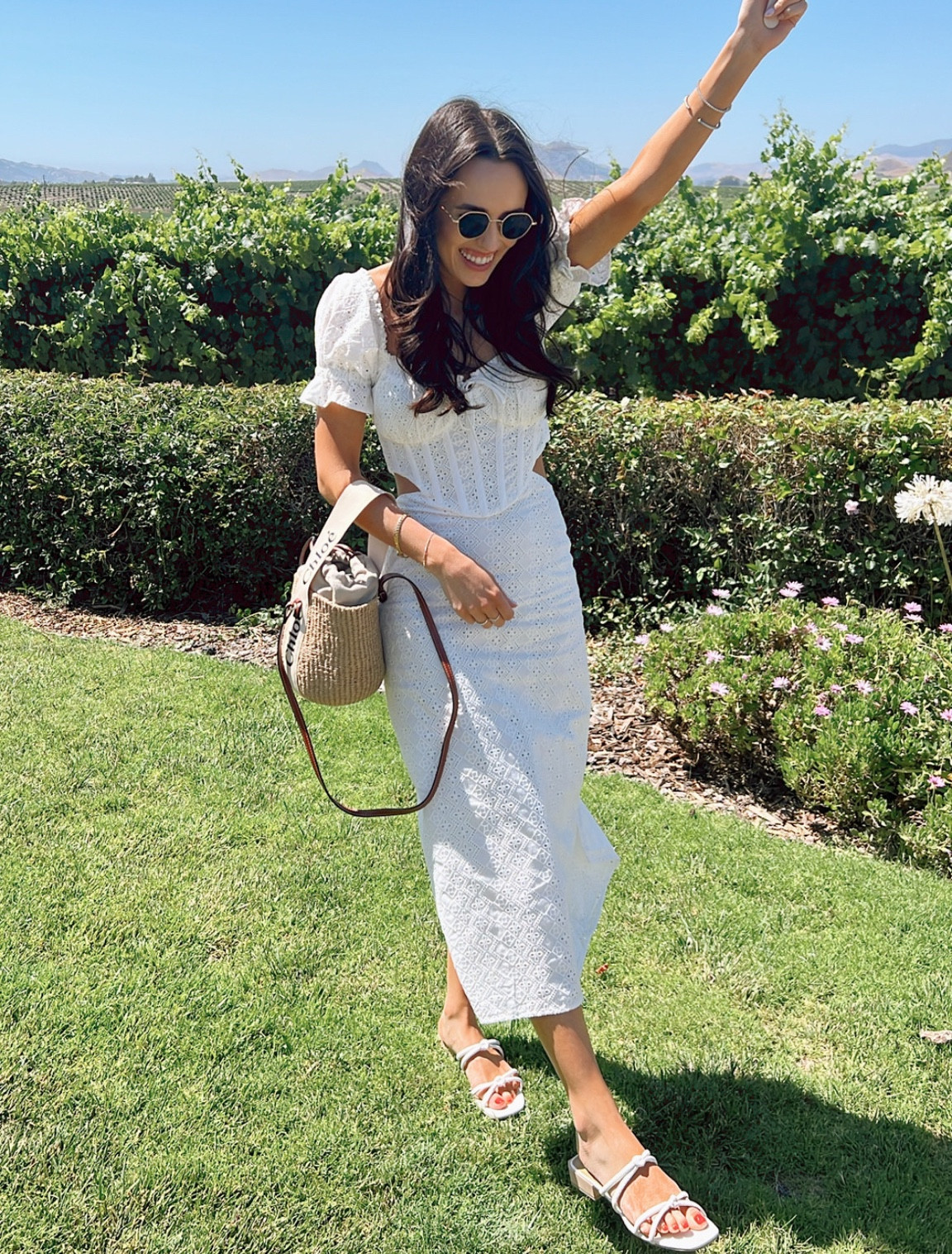 Winery bachelorette outfit 