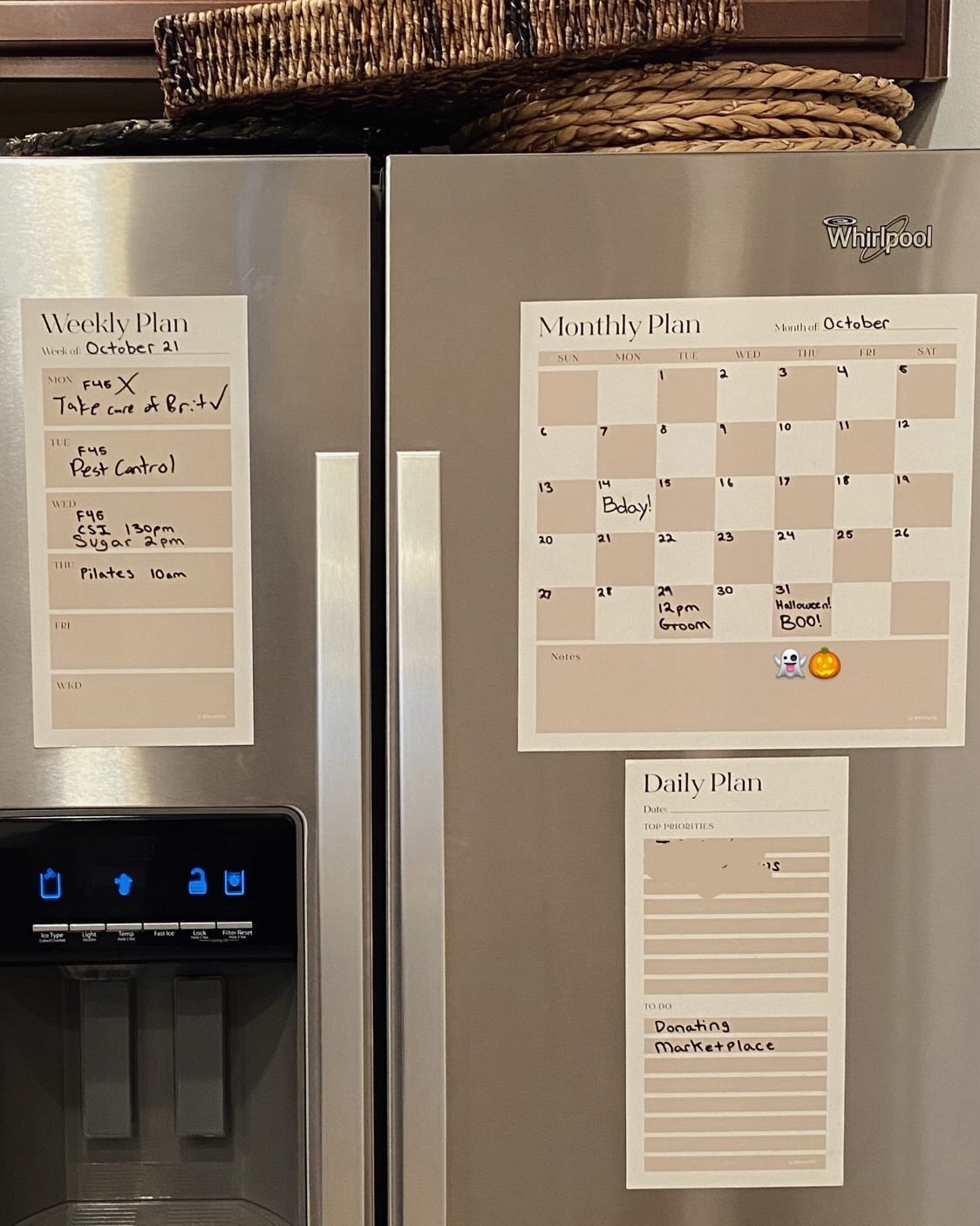 Organizing my life with these neutral calendar magnets! Super affordable!!!

#LTKHome #LTKFindsUnder50