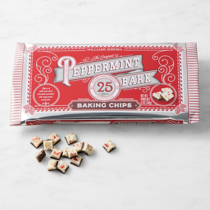 Williams Sonoma Original Peppermint Bark Baking Chips | Williams-Sonoma