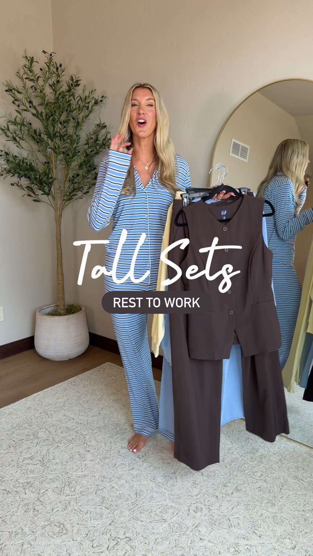 Wearing my true medium/tall in all 

Pajama set, PJs, loungewear, relaxation outfit, matching set, sweatpants, my favorite sweatpants, travel set, work set, work best, workwear, office outfit, what to wear to the office, work trousers, travel trousers

#LTKTall #LTKWorkwear #LTKSaleAlert