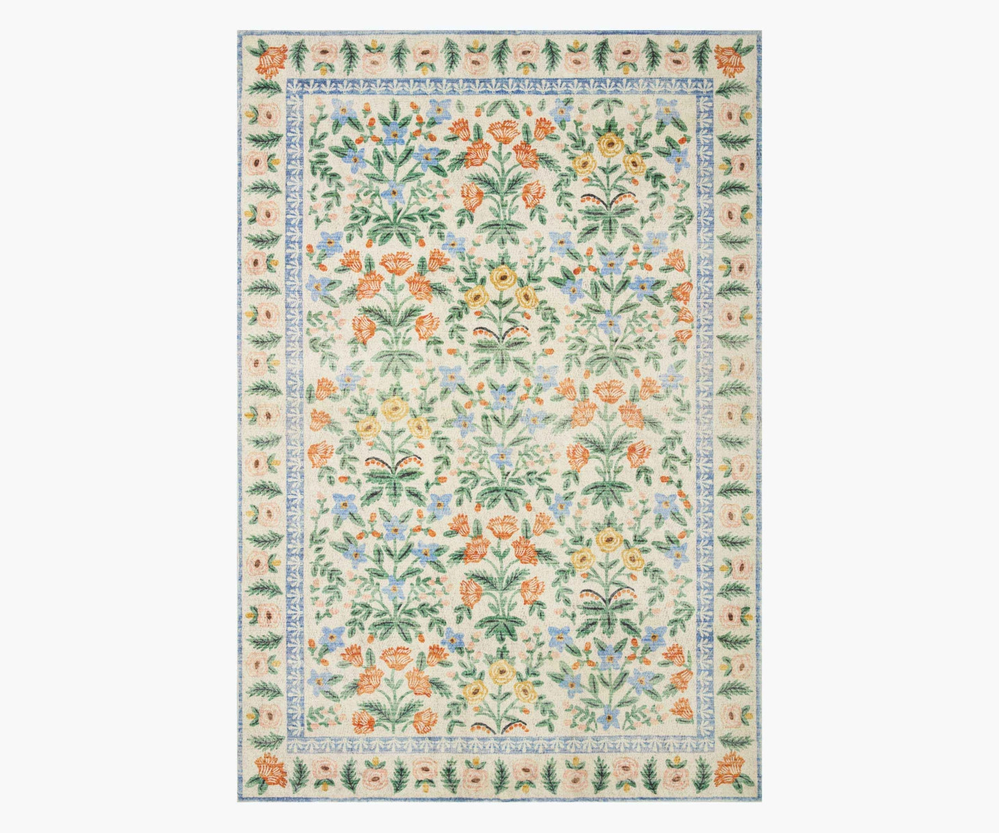 Eden Mughal Garden Printed Rug | Rifle Paper Co.