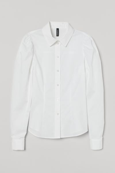 Puff-sleeved Shirt | H&M (US + CA)