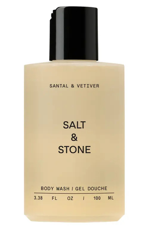 SALT & STONE Santal & Vetiver Body Wash in Travel at Nordstrom, Size 3.4 Oz | Nordstrom