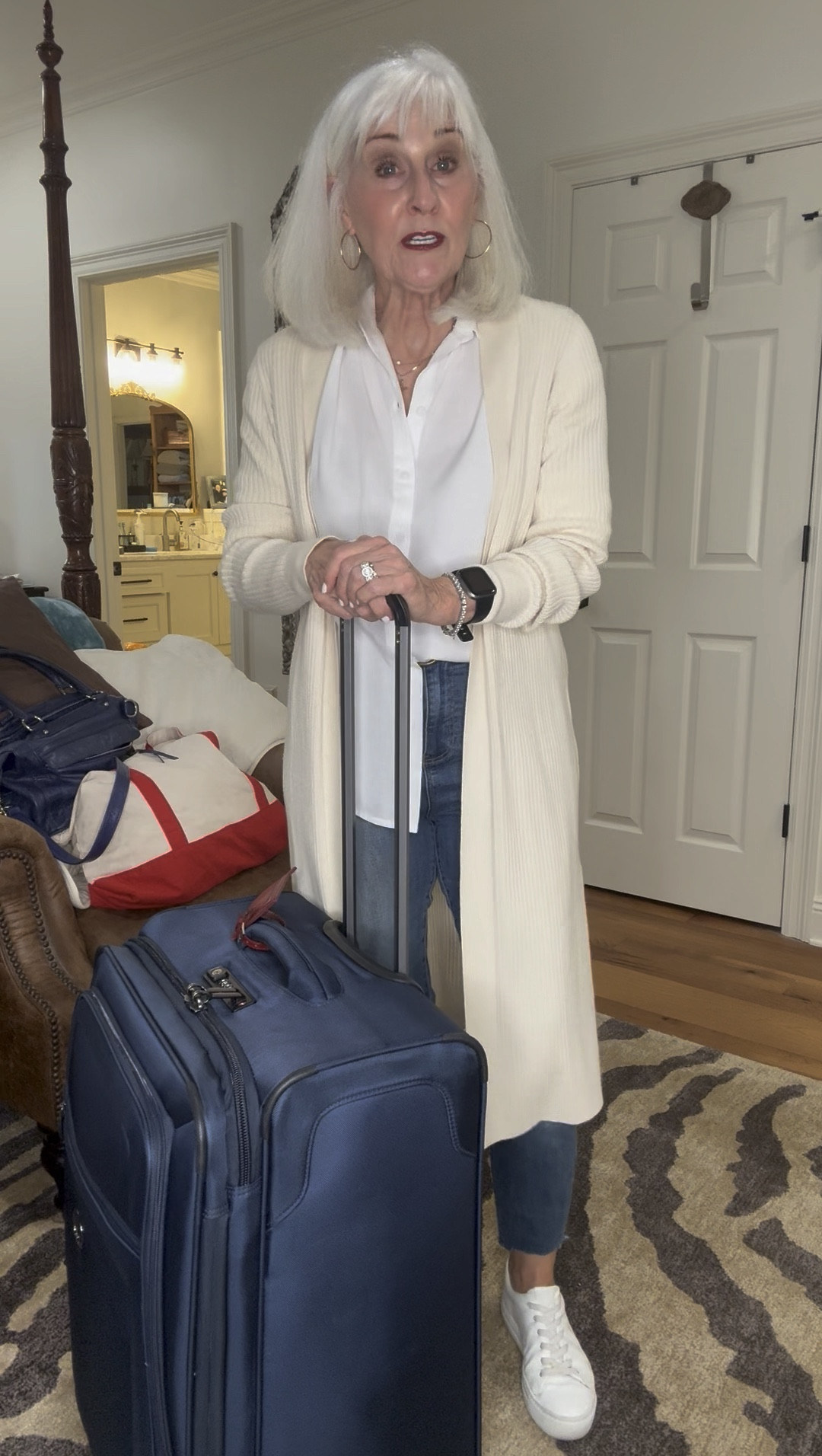 Grandmother duties! Headed to airport. 

https://www.shopltk.com/explore/jeanne_caldarera_silver_linings

#LTKSummerSales #LTKxNSale #LTKTravel