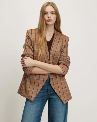 Veronica Beard Rickie Plaid Dickey Jacket Ochre Multi | Veronica Beard