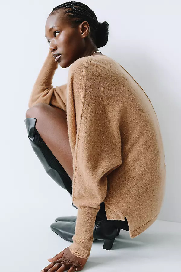 100% Cashmere Oversized Sweater | Anthropologie (US)