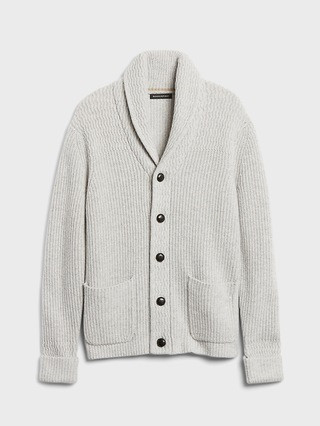 Utility Shawl-Collar Cardigan Sweater | Banana Republic (US)