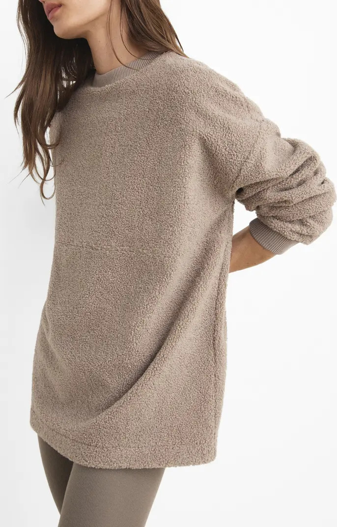 High Pile Fleece Lounge Top | Nordstrom