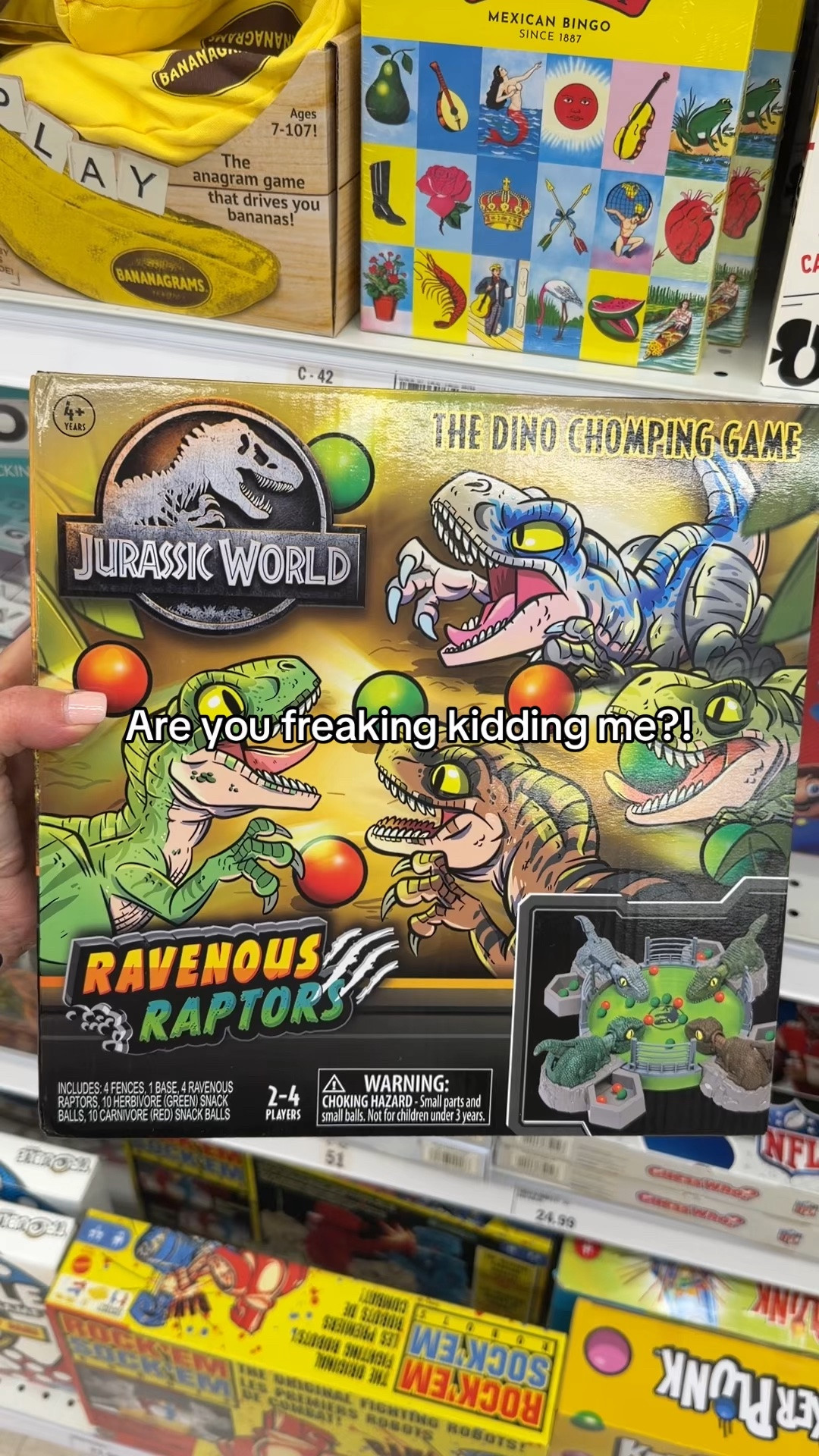 Jurassic ravenous raptors game. Dino chomping fun interactive game. #jurassicworld #jurassicpark #dinosaur

#LTKKids #LTKHome #LTKActive