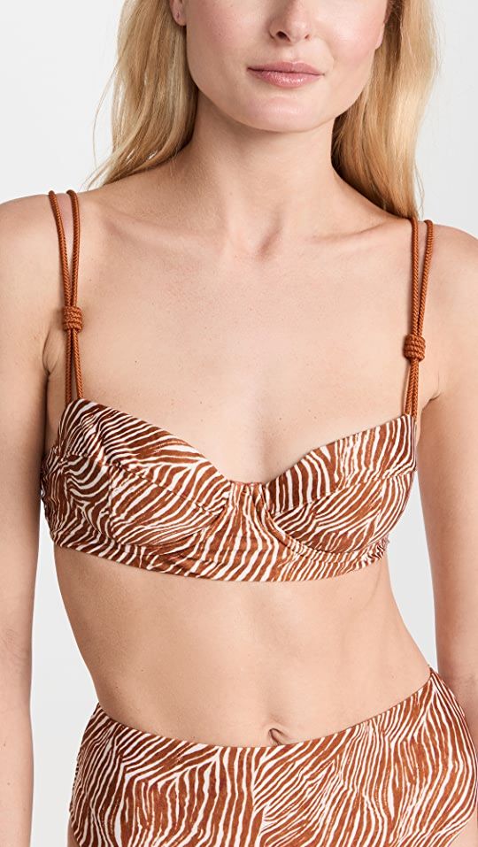 ViX Swimwear Maza Corsage Gwen Bikini Top | SHOPBOP | Shopbop